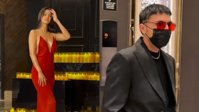 disha-patani-and-punjabi-singer-talwiinder-arrive-together-at-nupur-sanon-stebin-ben-reception-amid-dating-rumours