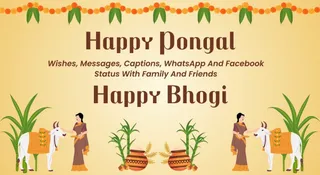 Happy Pongal 2026: Share Bhogi Wishes, Messages, Captions, WhatsApp And Facebook Status With Family And Friends