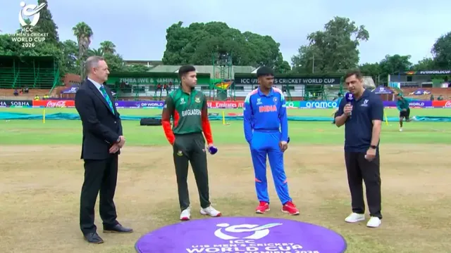 india-national-cricket-team-vs-bangladesh-national-cricket-team-match-scorecard-india-bangladesh-tensions-enter-u19-world-cup-as-captains-of-both-teams-snub-handshakes-during-toss-watch