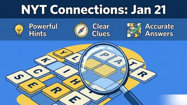 decode-january-21-nyt-connections-confidently-with-powerful-hints-clear-clues-and-accurate-answers