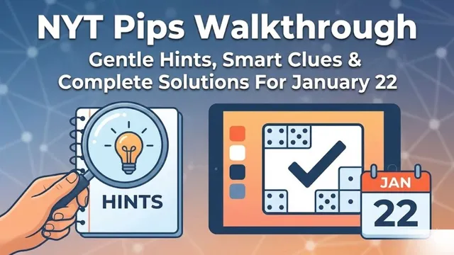 nyt-pips-walkthrough-featuring-gentle-hints-smart-clues-and-complete-level-solutions-for-january-22