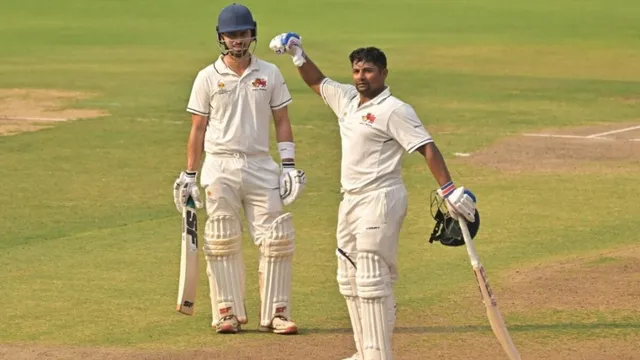 sarfaraz-khan-227-against-hyderabad-tremors-social-media-as-fans-double-down-on-agarkar-gambhir-reactions