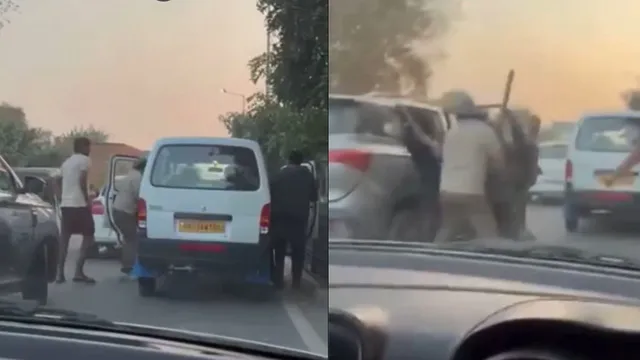 gurugram-police-foils-kidnapping-attempt-after-goons-attack-delivery-man-over-rs-65-lakh-dispute-watch