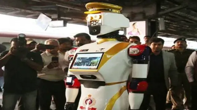 indian-railways-to-deploy-first-humanoid-crowdcontrol-robot-asc-arjun-at-visakhapatnam-station