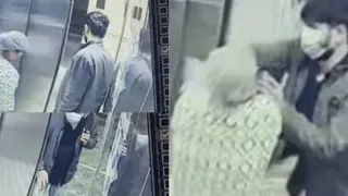 AIIMS Bhopal Employee Mugged Inside Hospital Lift, Masked Man Snatches Mangalsutra | Video