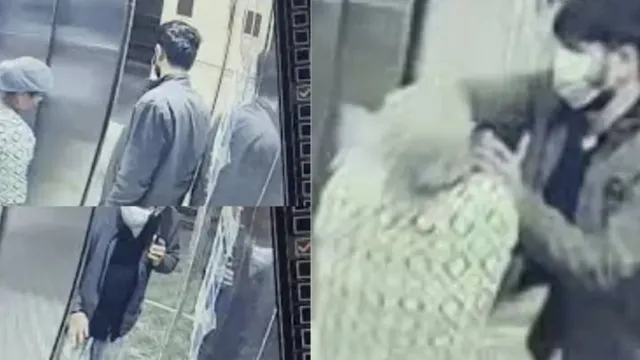 madhya-pradesh-masked-man-enters-aiims-bhopal-lift-snatches-mangalsutra-from-woman-employee-video
