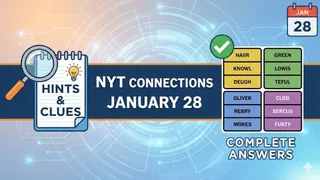 Unlock January 28 NYT Connections Quickly Using Easy Hints, Clever Clues And Complete Answers Today