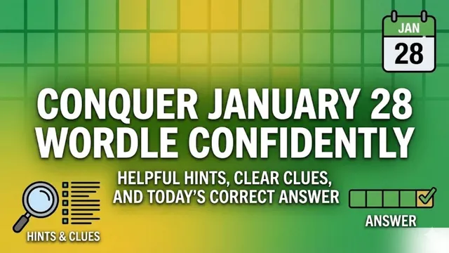 conquer-january-28-wordle-confidently-using-helpful-hints-clear-clues-and-todays-correct-answer