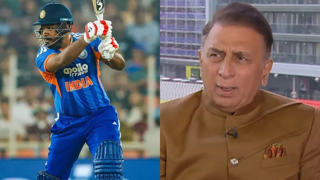 india-vs-new-zealand-4th-t20i-sanju-samson-dismissal-on-low-score-sunil-gavaskar-criticises-star-batters-technical-flaw-ind-vs-nz-updates