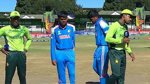 india-national-under19-cricket-team-vs-pakistan-national-under19-cricket-team-match-no-handshake-ayush-mhatre-icc-u19-world-cup-2026