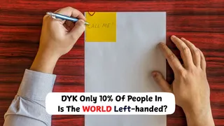 Did You Know Only 10% Of People In The World Are Left-Handed? Cause And Fun Facts About Them