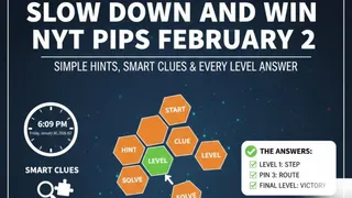 Slow Down And Win NYT Pips February 2 With Simple Hints, Smart Clues And Every Level Answer