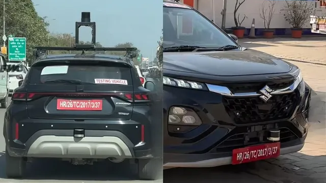 maruti-fronx-facelift-spied-for-the-first-time-expected-to-get-awd-level-2-adas-and-more