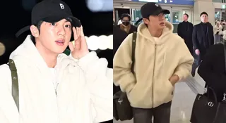 BTS Jin Flaunts White Wool Jacket And Pink Sneakers; Can You Guess The Cost Of K-pop Idol's Airport Look?