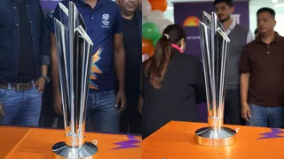 ICC T20 World Cup Trophy Visits JNM Newsroom Ahead Of Marquee Event | See Pics