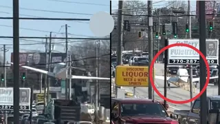 US: Plane Makes Emergency Landing On Busy Georgia Street, Smashes Into Traffic; Dramatic Video Captures Collision | Watch