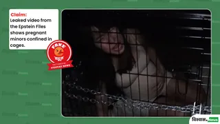 Fact Check: Viral Video Of Caged Woman Is From A Horror Fiction Video, Not Related To Epstein Files