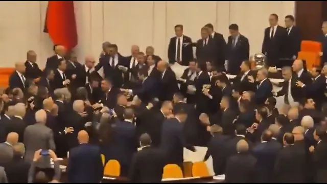 turkish-parliament-erupts-in-chaos-as-lawmakers-trade-punches-over-new-cabinet-appointments-watch