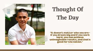 Thought Of The Day By Sunil Chhetri: Today's Motivational Quote For School Assembly On Hard Work And Consistency