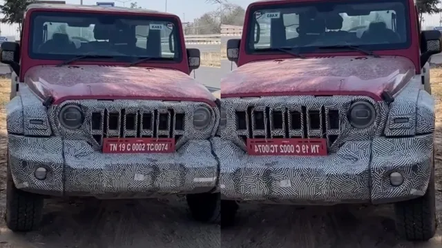 mahindra-thar-3-door-facelift-spied-again-check-expected-design-features-and-engine-specs