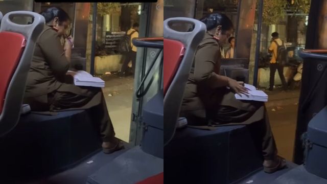 woman-bus-conductor-studies-during-break-viral-video-shares-strong-message-on-never-giving-up