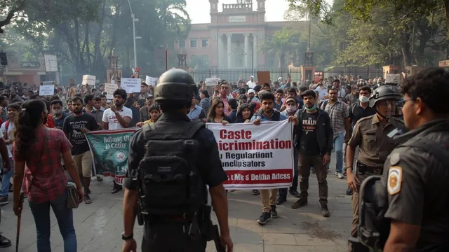 delhi-university-bans-protests-why-du-campus-is-on-fire-over-ugc-regulations-on-caste-discrimination-explained