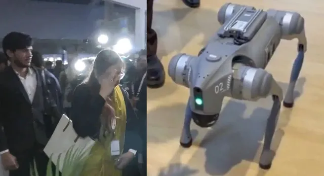 chinese-robot-dog-row-galgotias-university-vacates-ai-summit-stalls-electricity-supply-cut-off-video