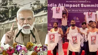 'You Are Already Naked': PM Modi Blasts Congress Over 'Shirtless' AI Summit Protest | VIDEO