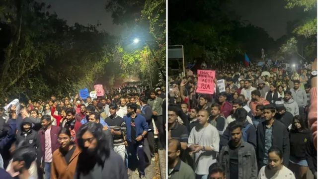jnu-violence-midnight-clashes-rock-jnu-as-abvp-left-groups-face-off-over-vcs-alleged-casteist-remarks-students-injured