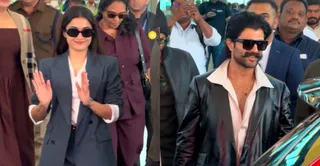 Rashmika Mandanna-Vijay Deverakonda Spotted At Hyderabad Airport Ahead Of Grand Udaipur Wedding | Viral Video