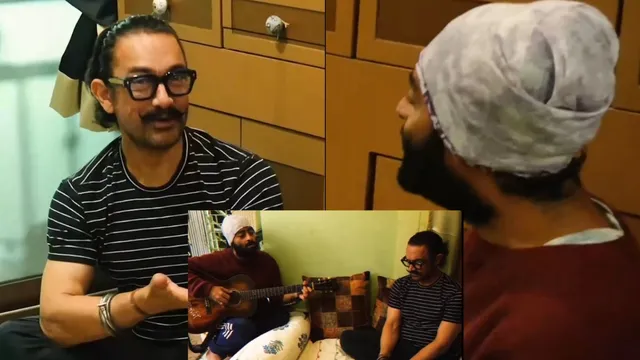 aamir-khan-and-arijit-singh-join-hands-for-ek-din-title-song-actor-visits-arijit-home-in-murshidabad-video