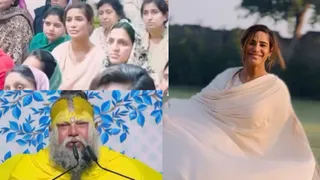 Poonam Pandey Seeks Blessings from Premanand Maharaj In Vrindavan, Emotional Photos And Video Go Viral