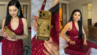 Tanya Mittal Receives Gold-Plated iPhone Featuring Lord Rama-Sita Image And Shloka Amid Wedding Rumours| Video