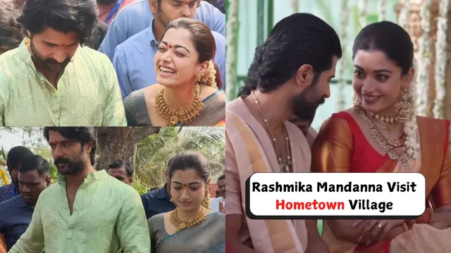 rashmika-mandanna-and-vijay-deverakonda-visit-hometown-village-perform-satyanarayan-puja-as-newlyweds-video