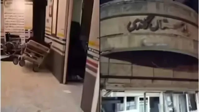 video-tehran-gandhi-hospital-shattered-in-us-israel-strikes-terrified-nurses-flee-with-children-amid-explosions