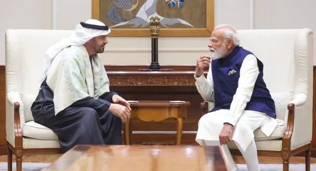pm-modi-talks-to-uae-president-sheikh-zayed-al-nahyan-condemns-iranian-attacks