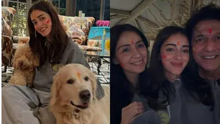 Ananya Panday’s Cosy Holi 2026 Celebration With Parents And Furry Friends Wins Hearts Online- See Photos