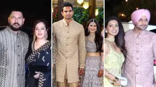 Cricket Royalty Gathers At Arjun Tendulkar’s Sangeet; Yuvraj, Harbhajan Steal The Spotlight