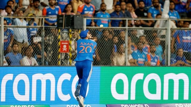 T20 World Cup: Axar Patel Takes Magical Catch To Pull India Back In ...