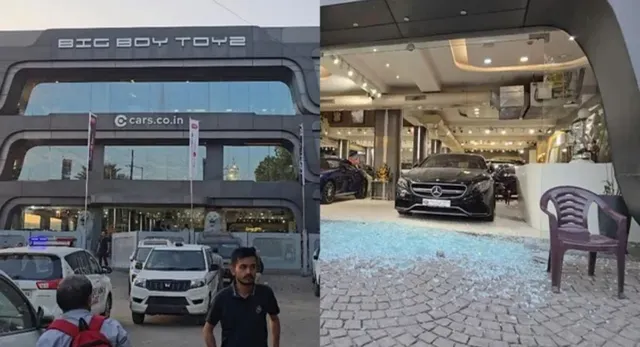 gurugram-firing-bike-borne-miscreants-open-fire-outside-car-showroom-near-hero-honda-chowk-one-injured