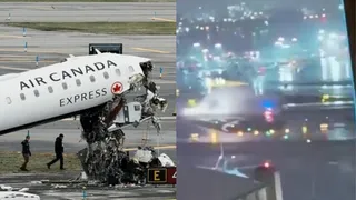 Air Canada Collision: Video Shows Exact Moment When Aircraft Crashed Into Fire Truck, ATC Controller Says ‘I Messed Up’
