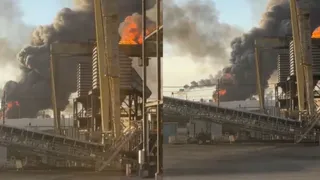 Video Captures Massive Fire, Thick Smoke After Explosion At Valero Oil Refinery In Texas