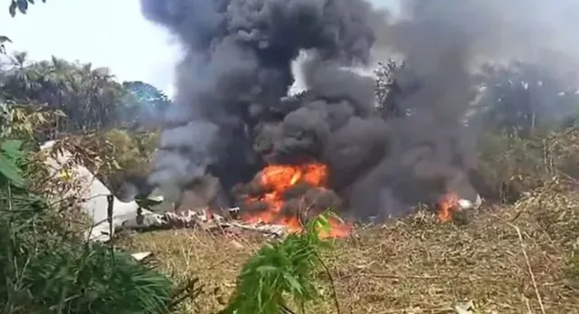colombia-military-plane-crash-hercules-c-130-carrying-110-soldiers-crashes-near-puerto-leguizamo-video