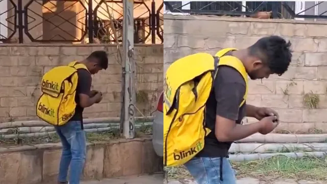 watch-chandigarh-delivery-boy-stands-motionless-on-road-for-2-hours-people-call-it-zombie-drug-effect