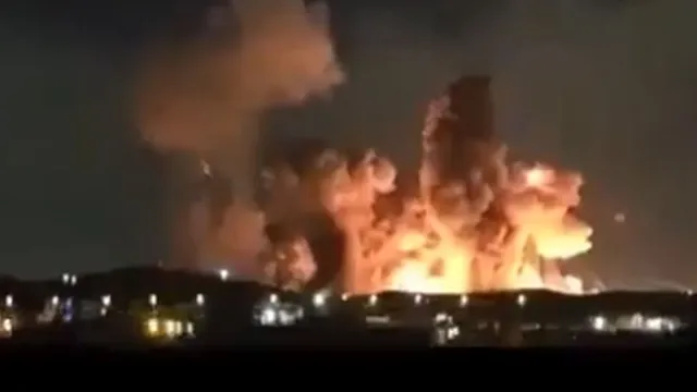 donald-trump-shares-video-of-massive-blasts-amid-reports-of-us-strikes-on-isfahan-was-bunker-buster-bomb-used