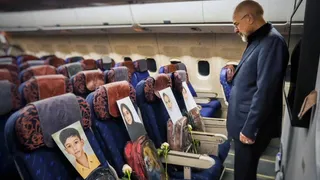 With Blood-Soaked Bags And Image Of Victims On Iran's 'Minab-168' Aircraft, Tehran's Big Message Ahead Of Islamabad Talks | Pics