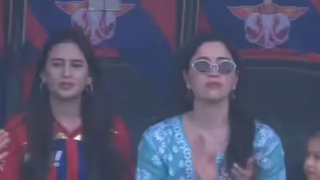 arjun-tendulkar-sister-sara-wife-saania-chandhok-lsg-vs-gt-stands