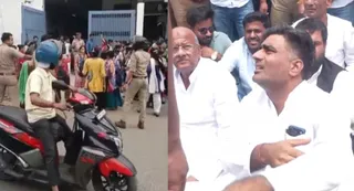 Noida Workers' Protest Erupts Again Over Salary Hike; SP Leaders Stopped On DND | VIDEO