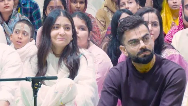 ipl-2026-virat-kohli-anushka-sharma-visit-premanand-maharajs-ashram-in-vrindavan-after-rcbs-6-wicket-loss-vs-dc