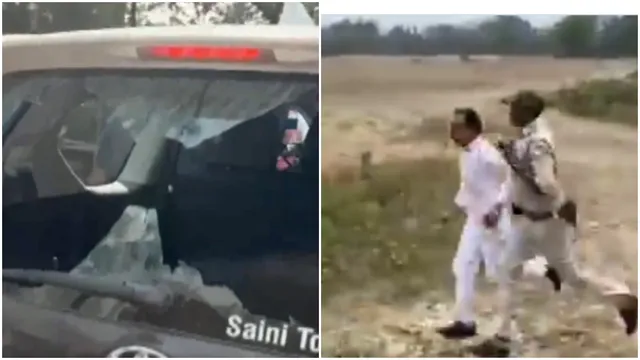 bengal-election-phase-1-concludes-with-sporadic-violence-bjp-candidate-chased-humayun-kabir-attacked-agnimitra-pauls-car-vandalised